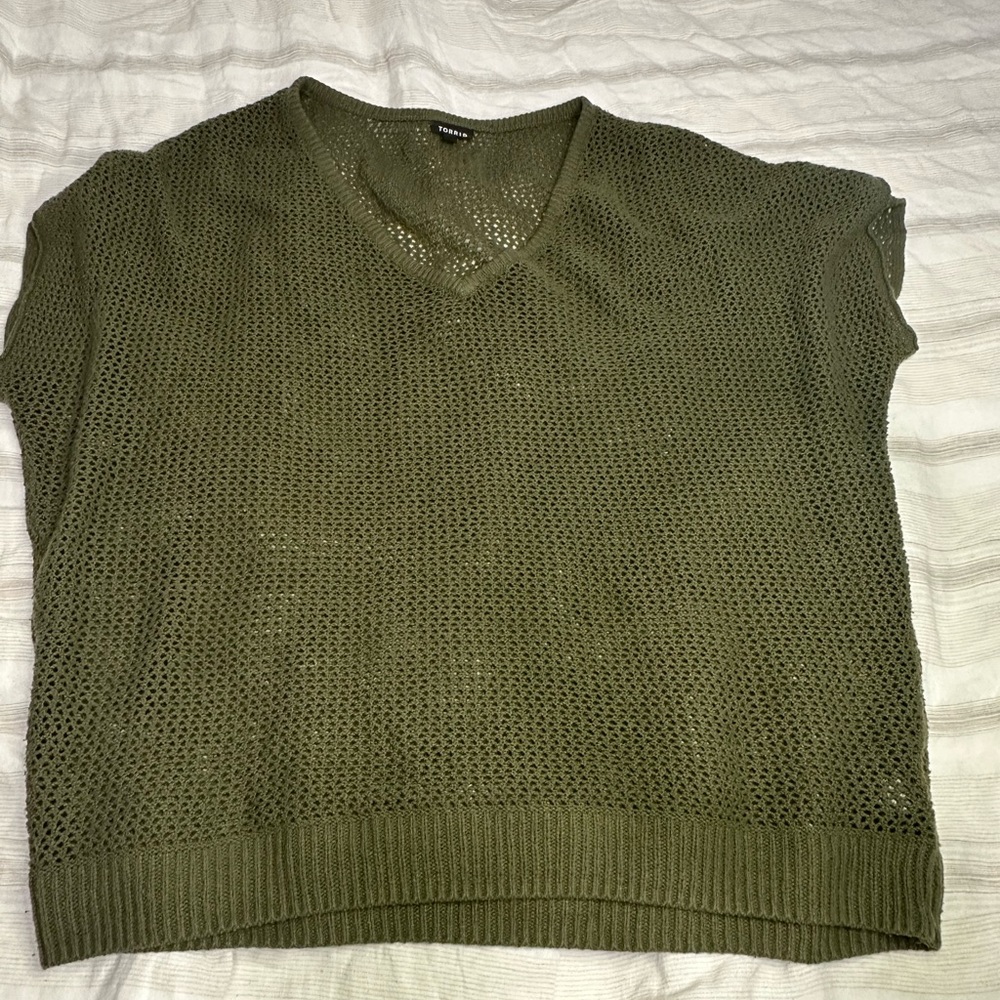 Torrid Green Sweater